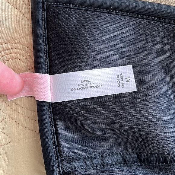 NWT Victoria’s Secret Swim Lace Up Triangle Bikini Top / BSexy / Black / Size M - Picture 12 of 14